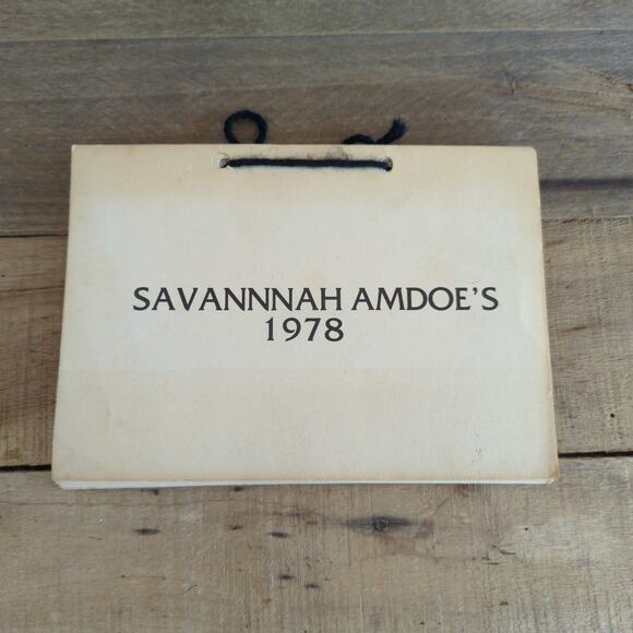 Vtg Set of Four Self-Published Organization Cookbooks AMDOES of Savannah Georgia - Picture 3 of 9